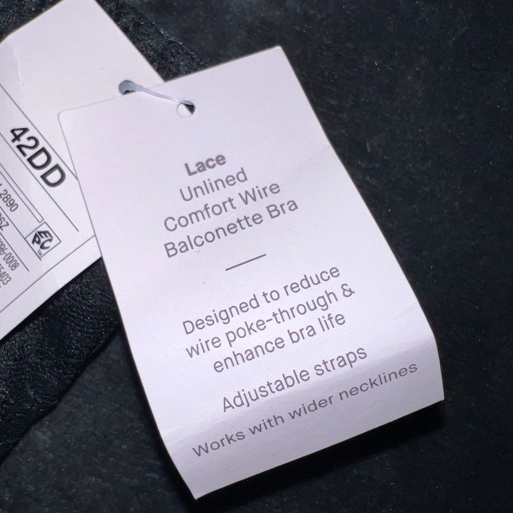 Women's Lace Unlined Balconette Bra - Auden™ Adjustable Strap, Underwire 42DD - Picture 4 of 6